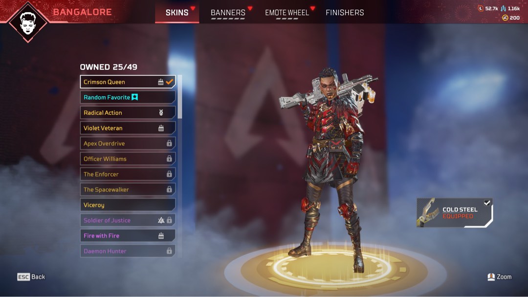 5 Heirloom apex account + 196 legendaries, Video Gaming, Video Games