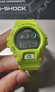 💯 AUTHENTIC ⚠️ CASIO G-SHOCK / GSHOCK x G-6900GR KERMIT (LCD have minor burnout, able to send for lcd change)