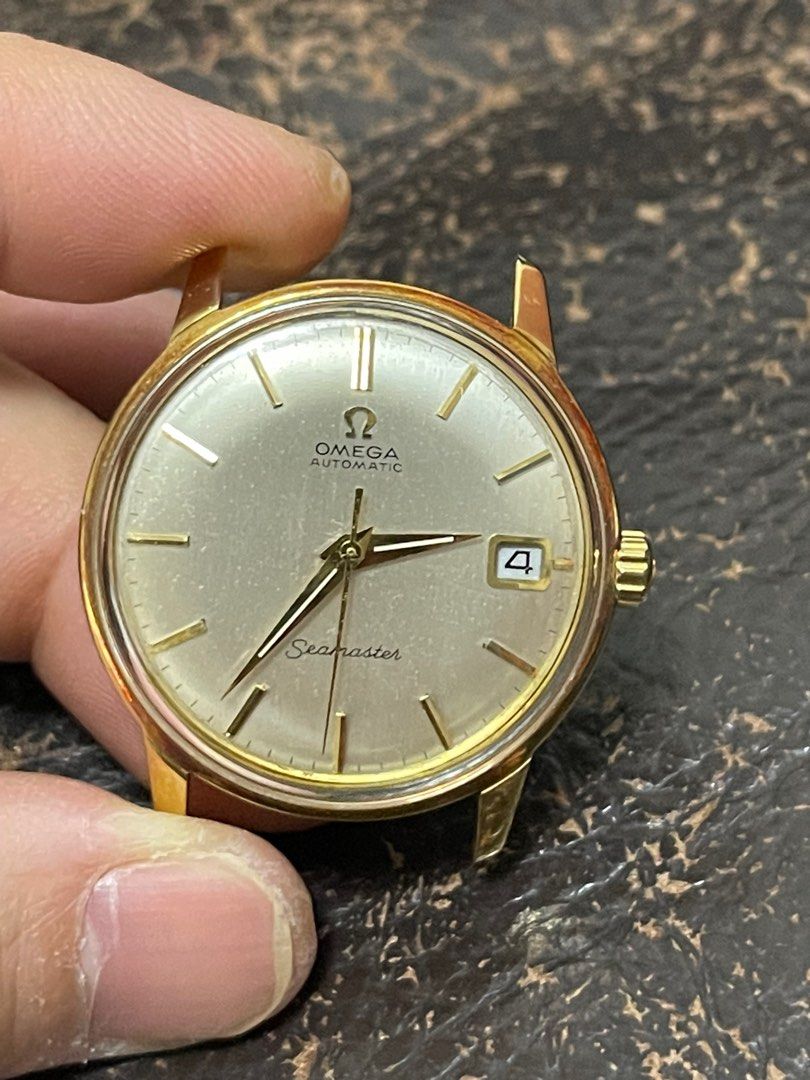 亞米加omega Seamaster 14K Solid Gold 14K 實金Automatic Watch, Head