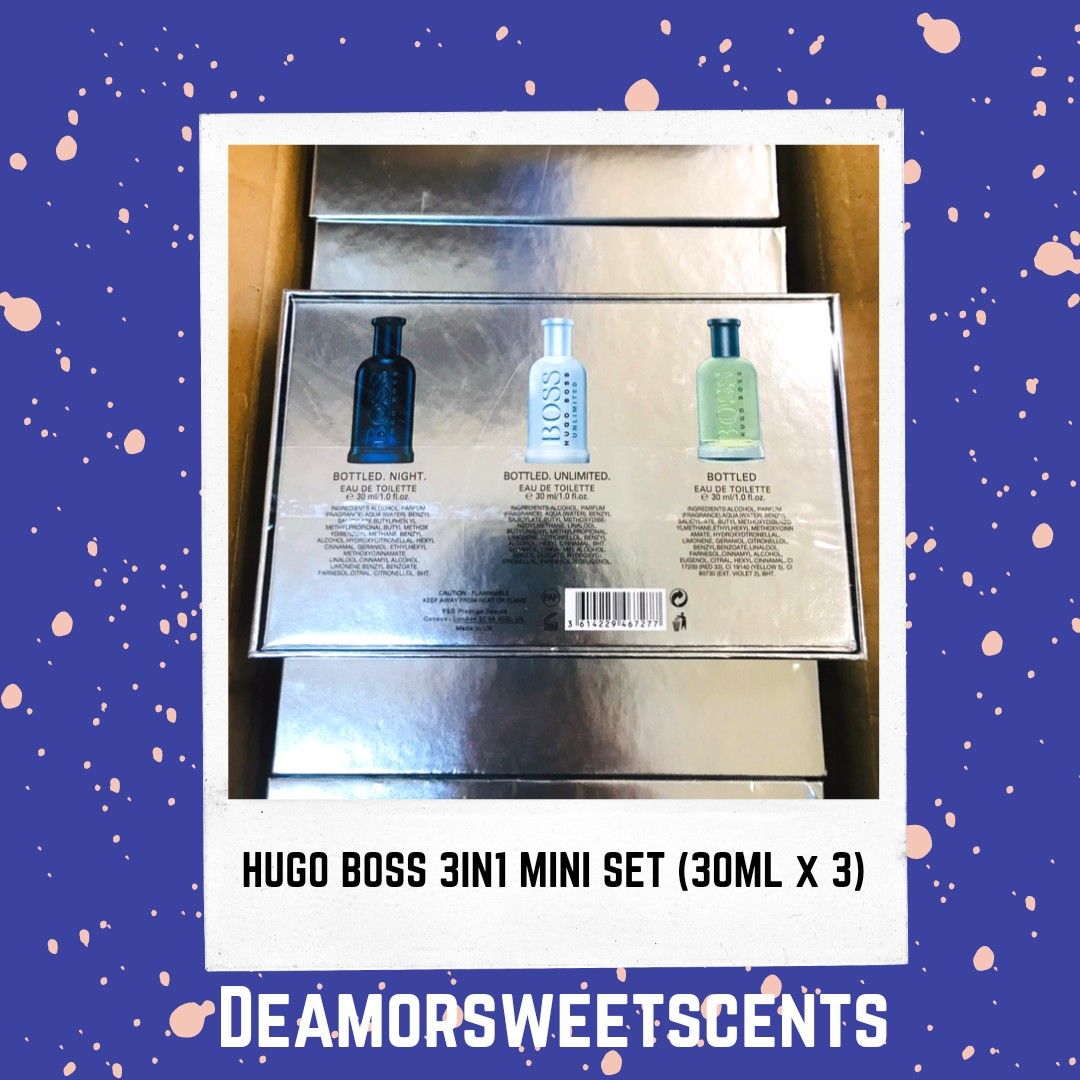 Boss bottled 2025 trio