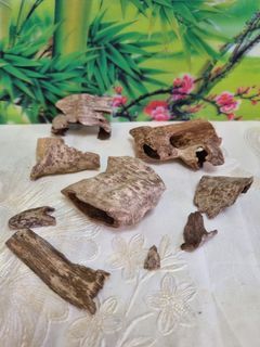 A129  越南芽庄黑油虫漏老料沉香熏香碎块家用室内10g装