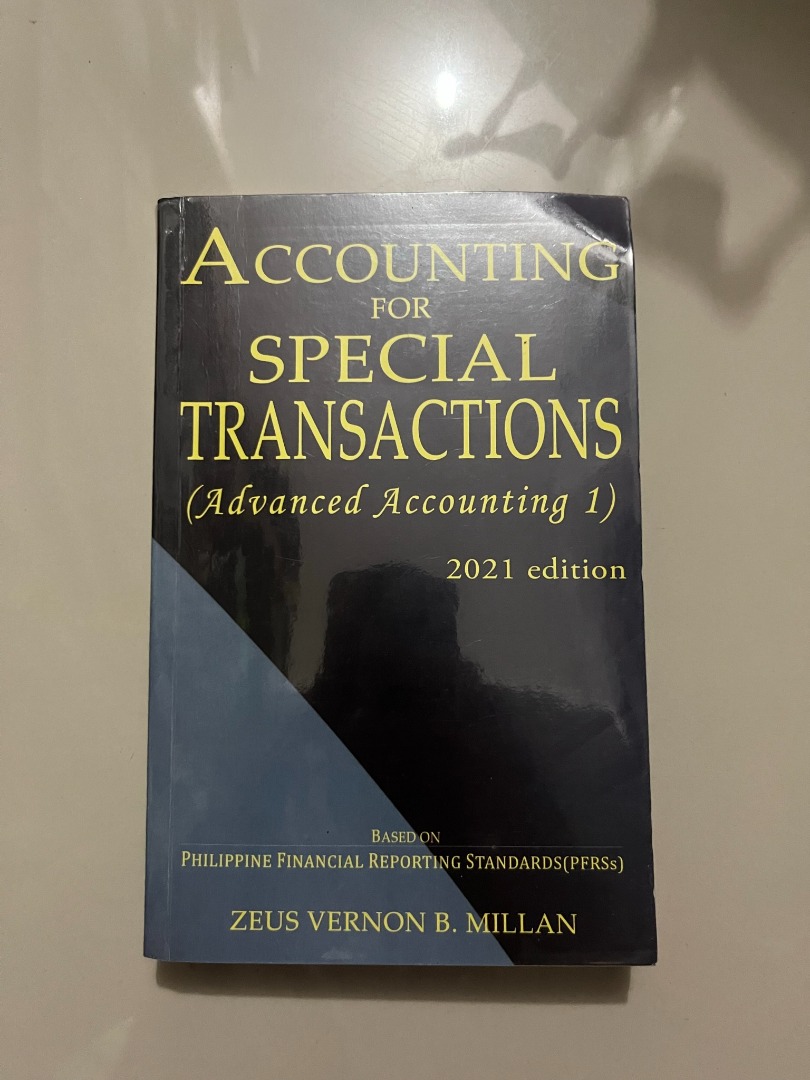Accounting for Special Transactions (Advanced Accounting 1) 2021 ed