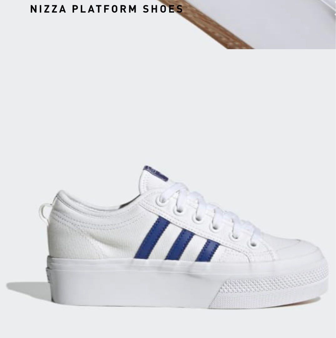 Adidas white platform sneakers deals