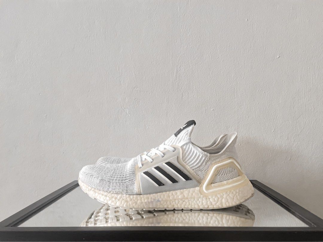 Adidas Ultraboost 19 White Aero Green