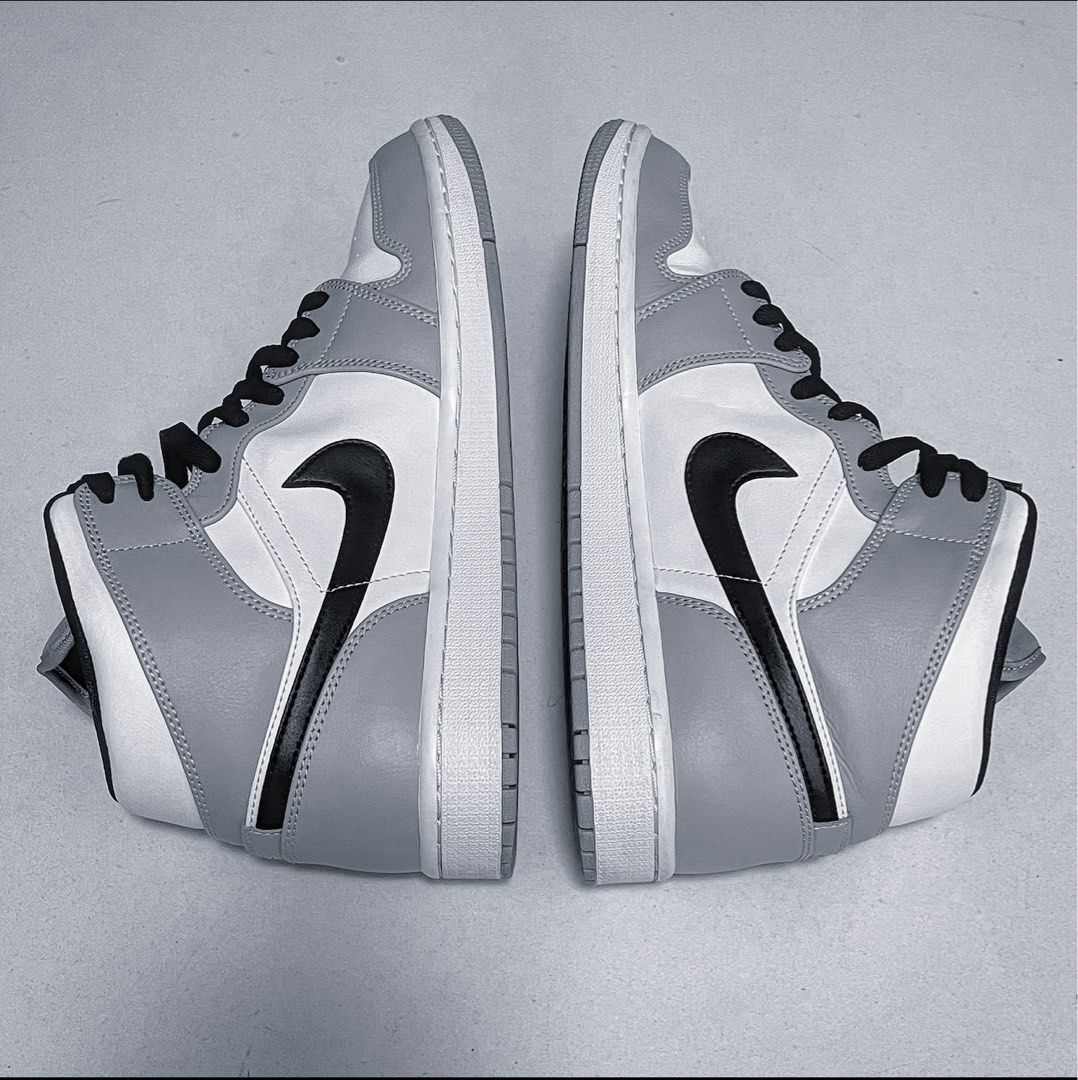 jordan1 mid smoke grey