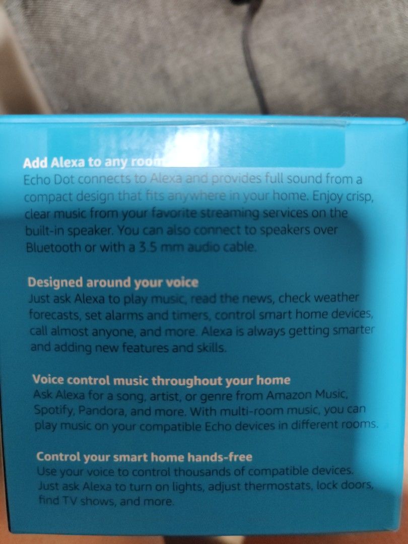 Amazon Echo Dot (Category: Other Gadgets) located in Singapore. Submitted by vwkeycover (Listing ID 1226997532, Image 2). Description: this is Amazon Echo Dot.