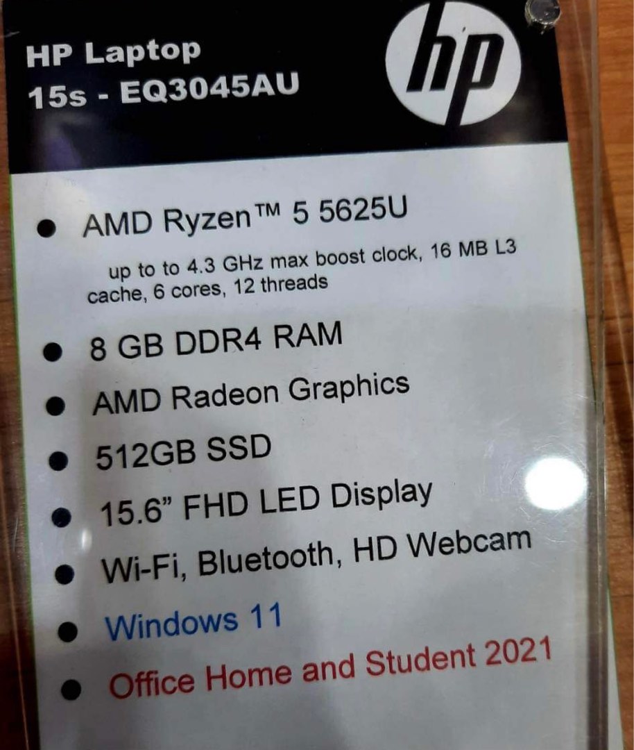 AMD Ryzen 5 5625U, Computers & Tech, Laptops & Notebooks on Carousell