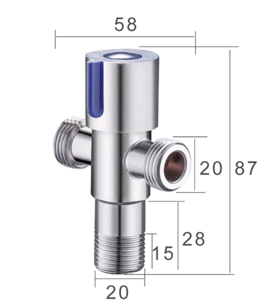 Angle valve stainless steel 304 heavy duty, Commercial & Industrial