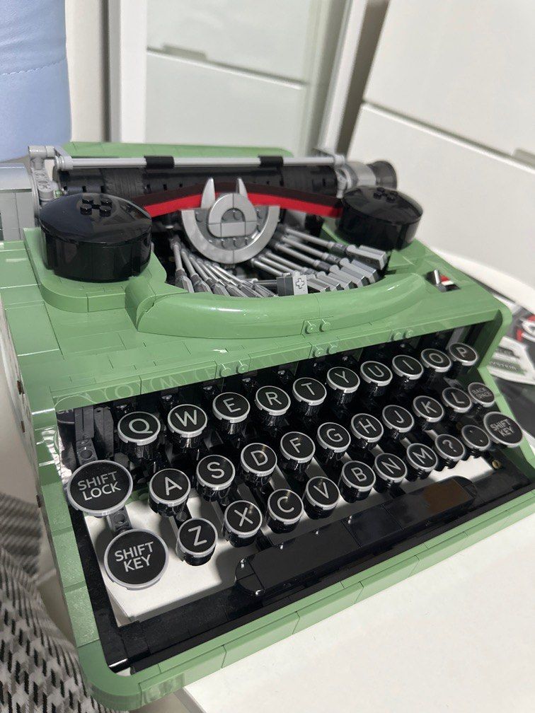 Assembled Lego Typewriter, Hobbies & Toys, Toys & Games on Carousell