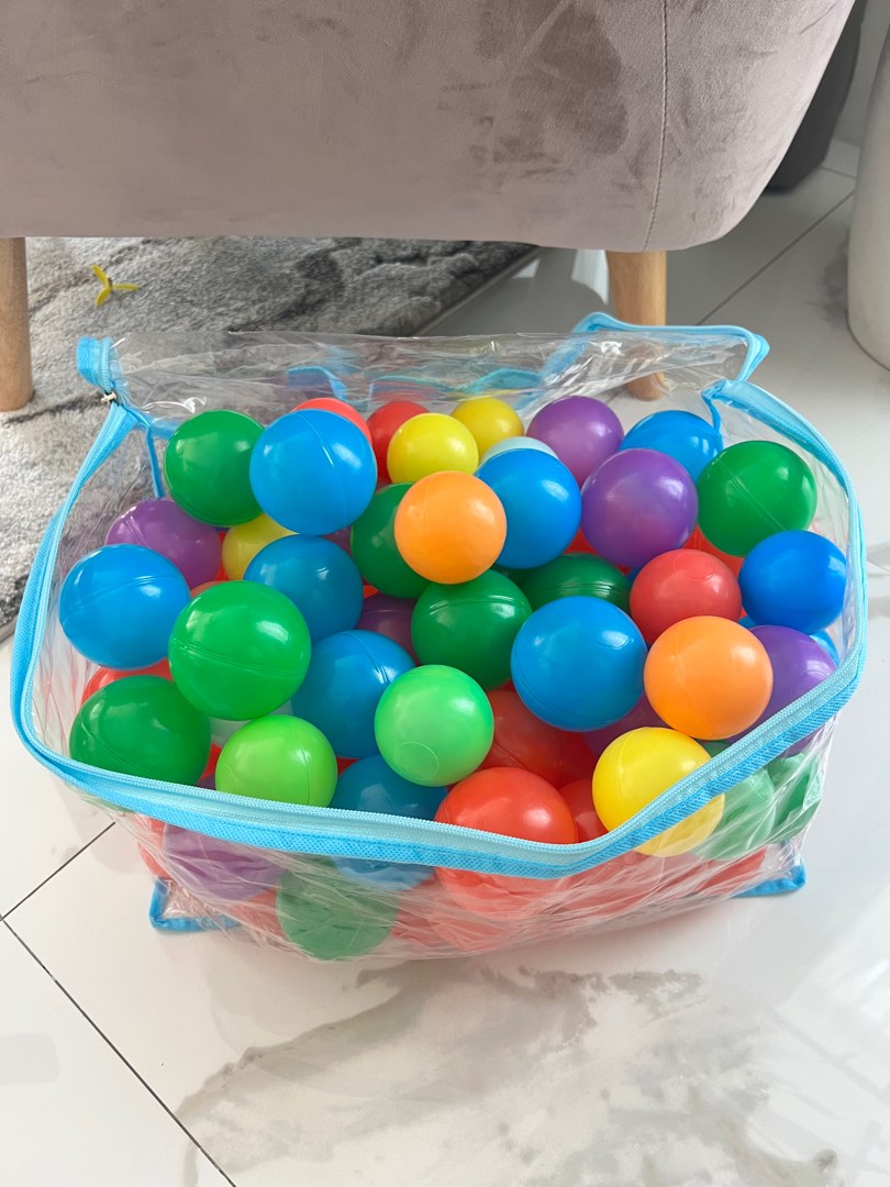 Assorted balls for ball pit on Carousell