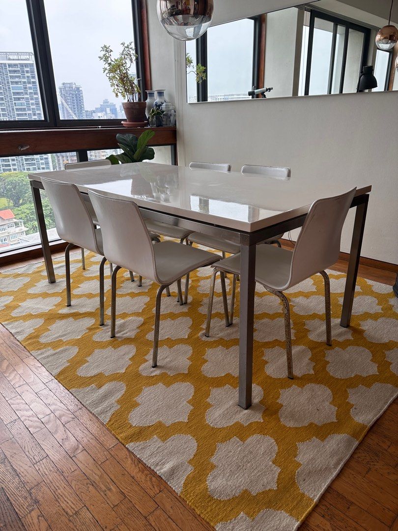 Australian dining table set (w/6 chairs), Furniture & Home Living ...