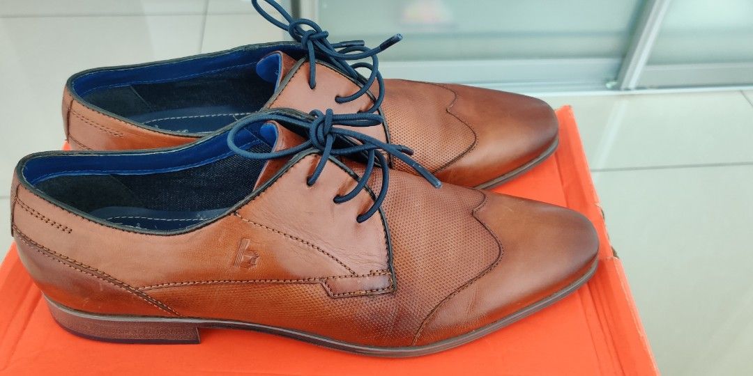 Bugatti leather shoes clearance