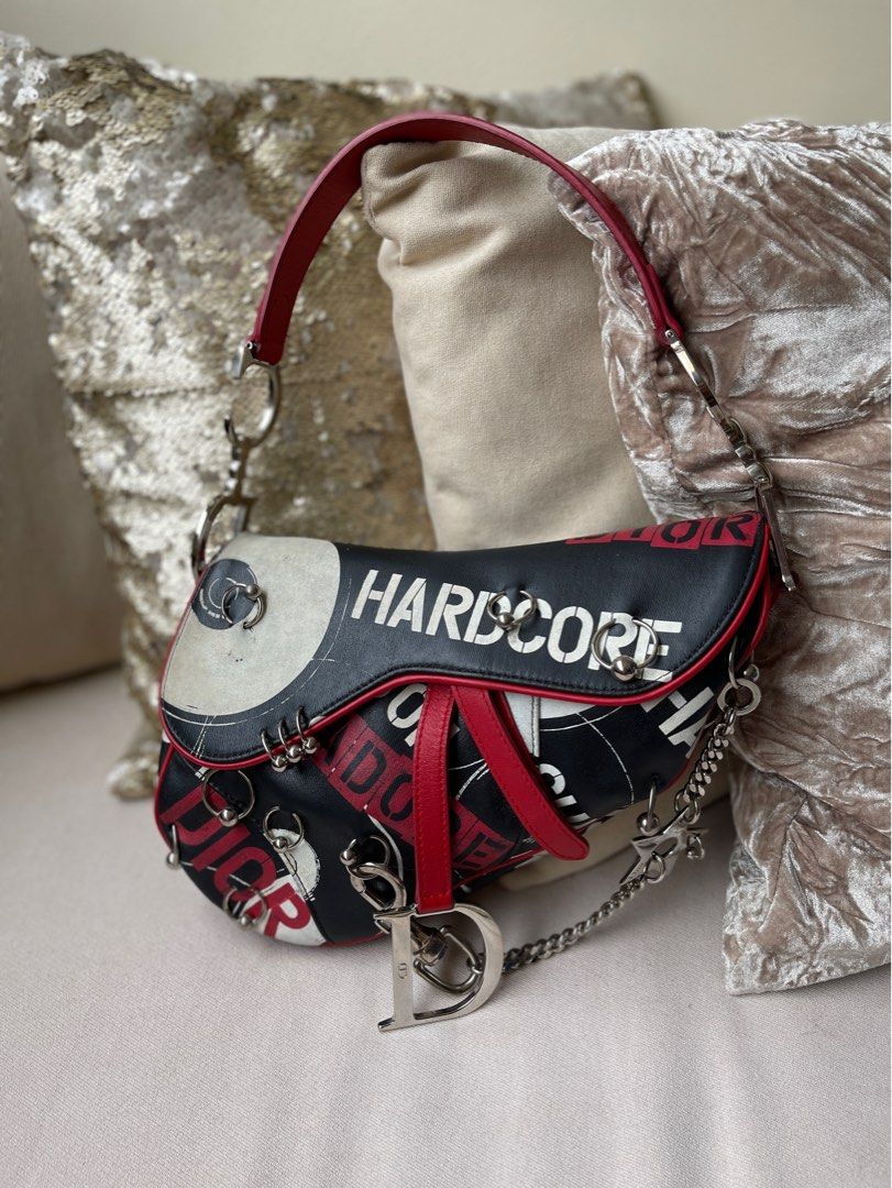 AUTHENTIC Christian Dior x john galliano hardcore saddlebag