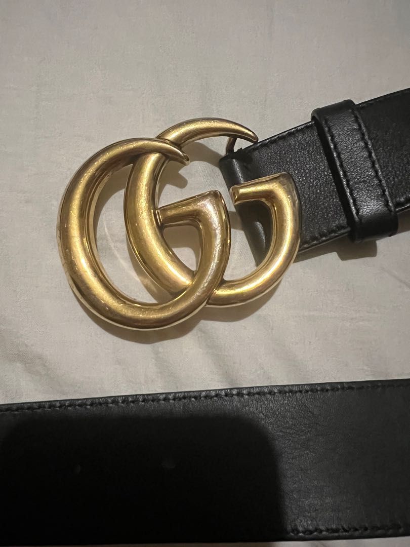 Authentic Gucci Belt black size 95 Women s Fashion Watches Accessories Belts on Carousell