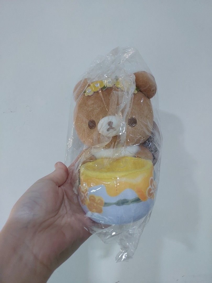 Authentic San X rilakkuma phone plushy holder soft toy plush plushie