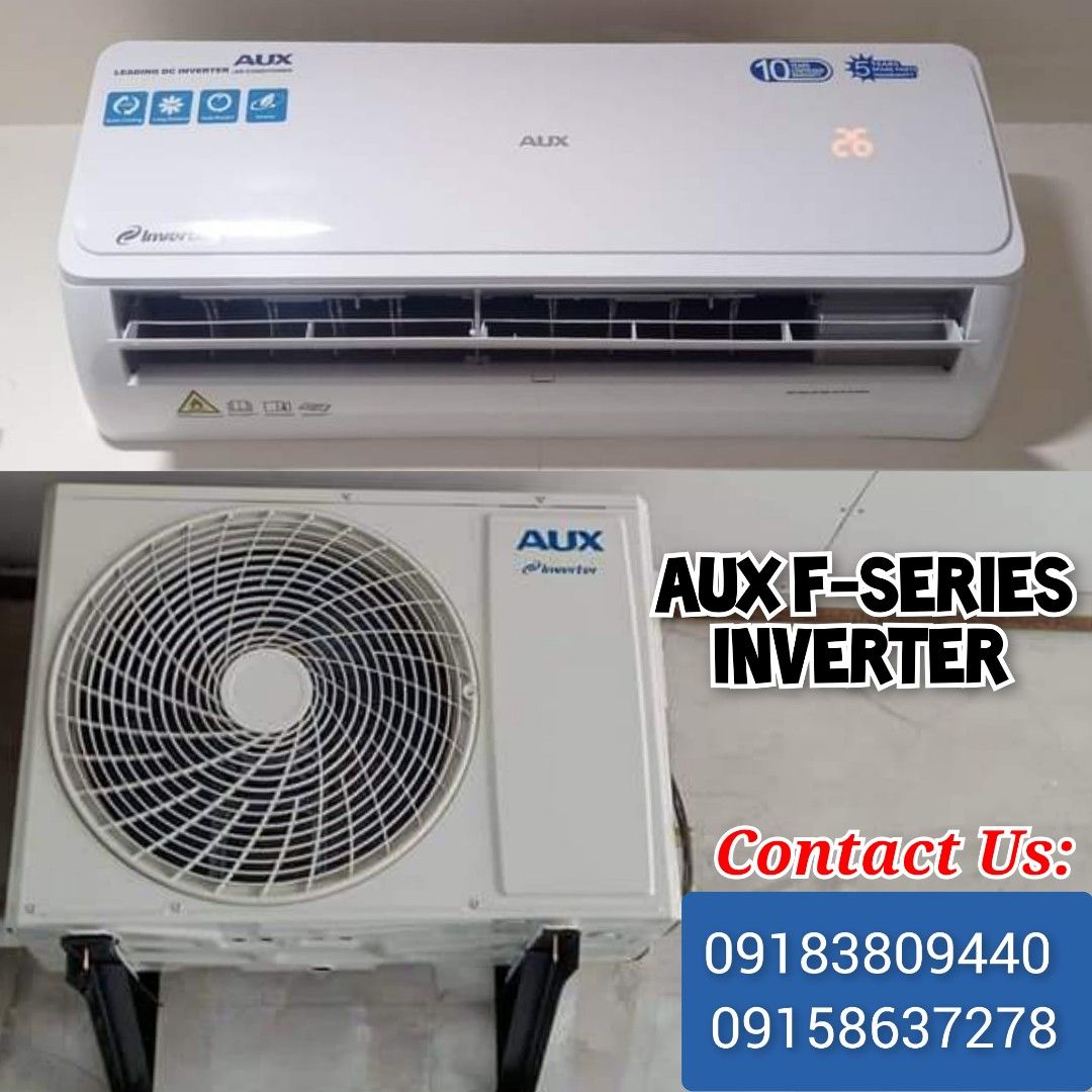 AUX FSERIES INVERTER SPLIT TYPE AIRCON, TV & Home Appliances, Air
