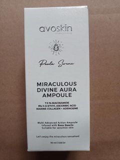 Avoskin miraculous divine aura ampoule