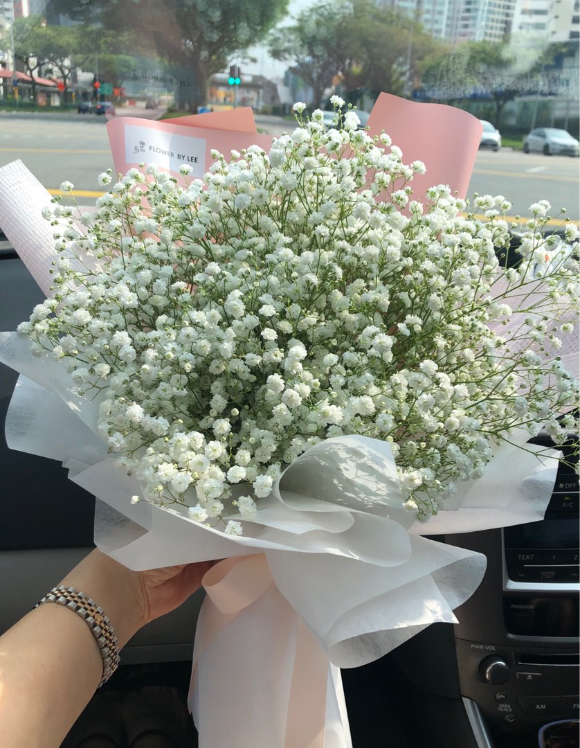 Baby breath flower bouquet, Hobbies & Toys, Stationery & Craft, Flowers