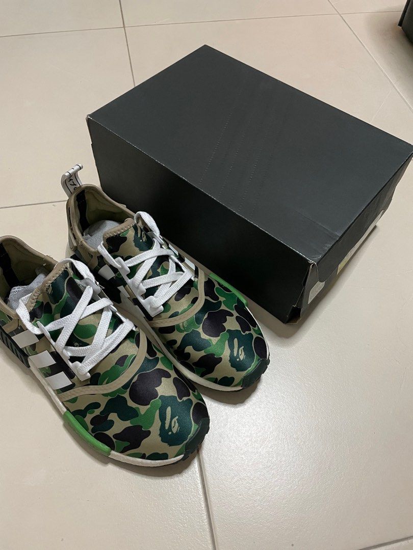 Bape nmd olive sale