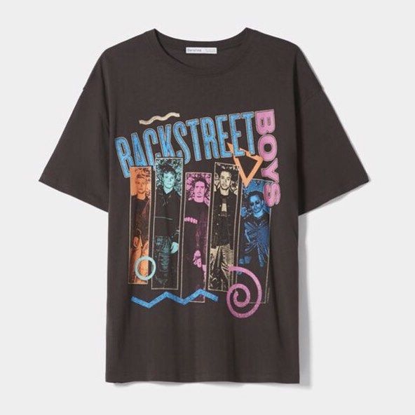 backstreet boys t shirt bershka