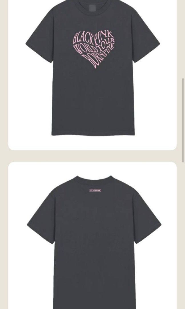 Blackpink World Tour Heart T-Shirt Coachella, Hobbies & Toys 