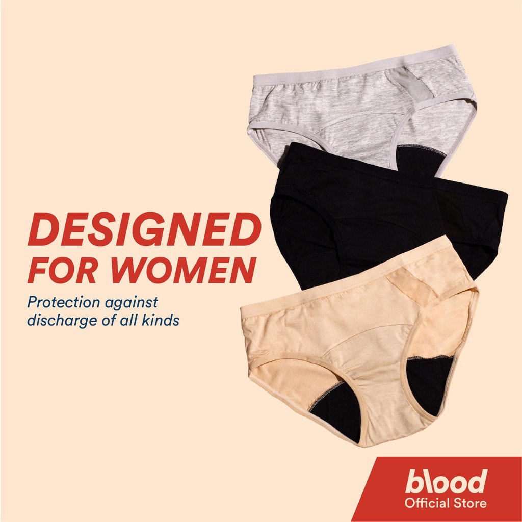 Blood Hipkini Bamboo Underwear Menstrual Panties, Women's Fashion