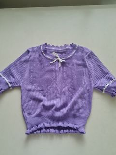 Bn purple top for girls (12 to 13 years old)