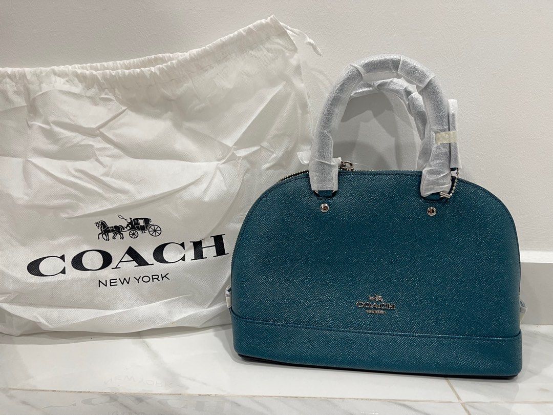 BNIB Coach MINI SIERRA SATCHEL IN GLITTER CROSSGRAIN LEATHER Women s Fashion Bags Wallets Tote Bags on Carousell