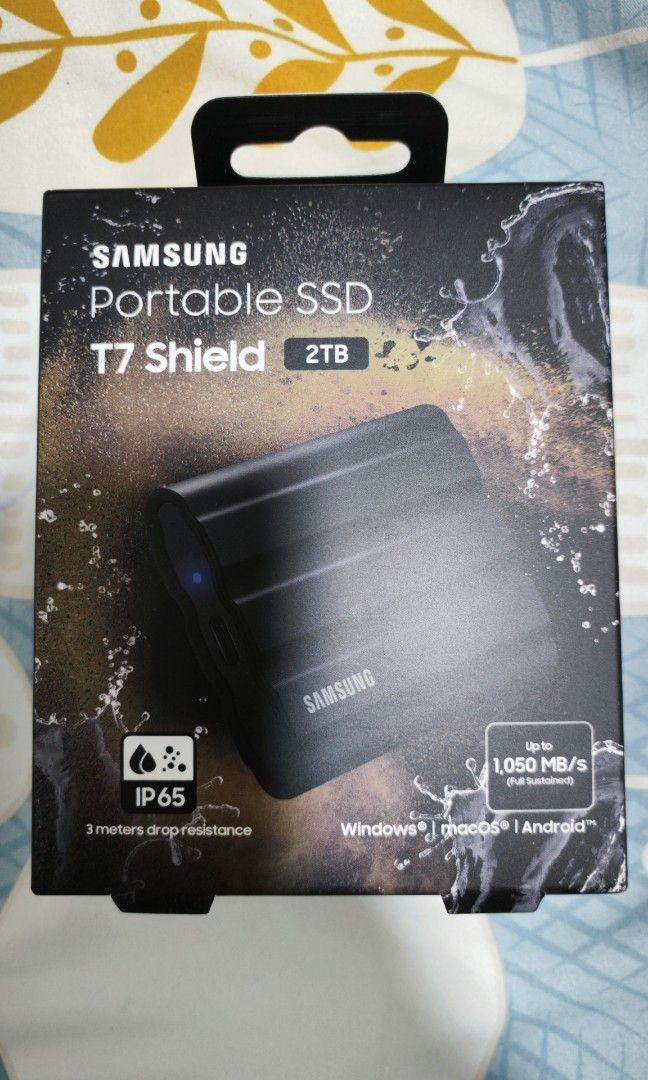 Brand New and Sealed Samsung T7 Shield Portable SSD -1TB/ 2TB, Computers &  Tech, Parts & Accessories, Hard Disks & Thumbdrives on Carousell