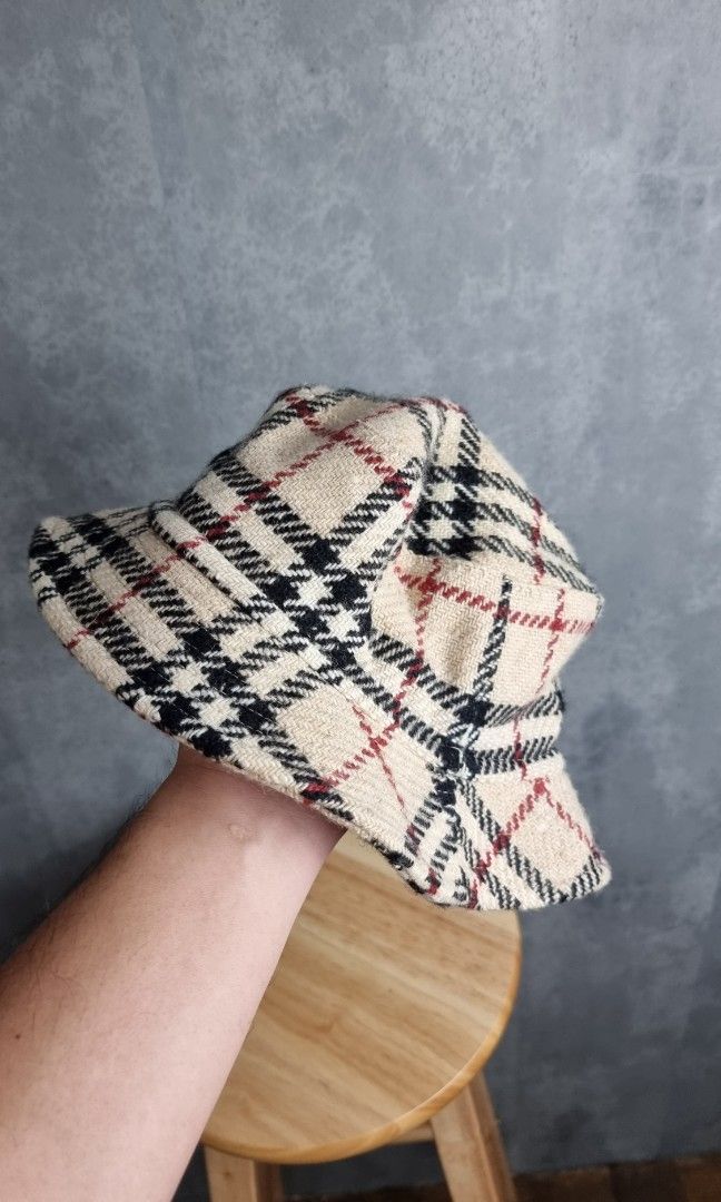 Burberry womens wool bucket hat Women s Fashion Watches