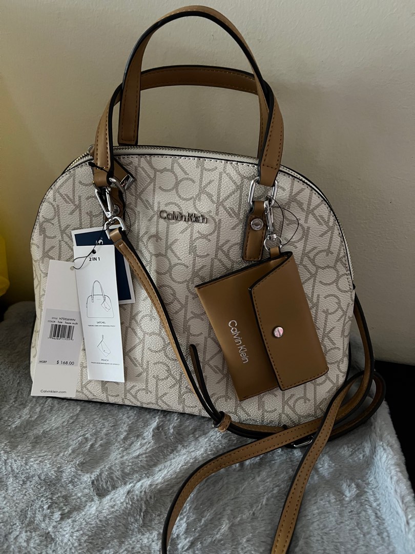 Calvin Klein Satchel Bag, Luxury, Bags & Wallets on Carousell