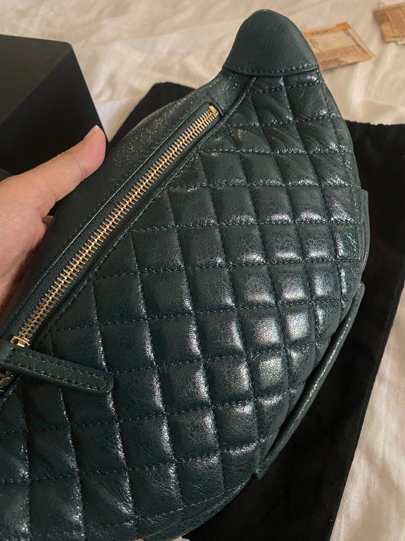 Chanel Bi Quilted Waist Bag, Luxury, Bags & Wallets On Carousell