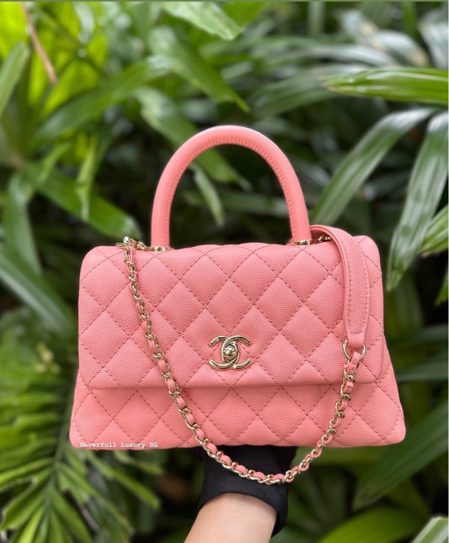 Chanel Coco Handle Small 19P Pink Caviar Ghw