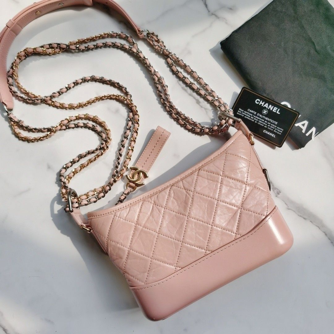 Chanel gabrielle small sakura pink, Luxury, Bags & Wallets on