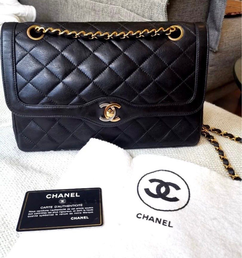 Chanel Vintage Paris Limited Double Flap Bag, Luxury, Bags & Wallets on  Carousell