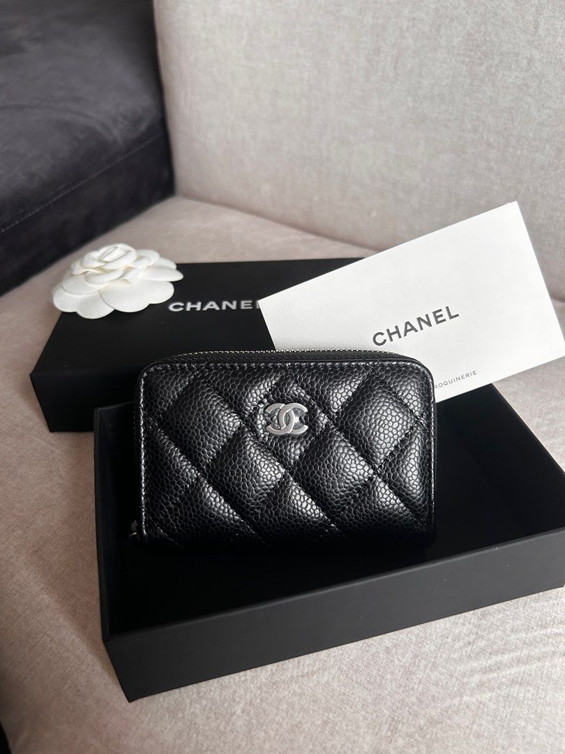 Chanel Zipper Card Holder, Women's Fashion, Bags & Wallets, Wallets