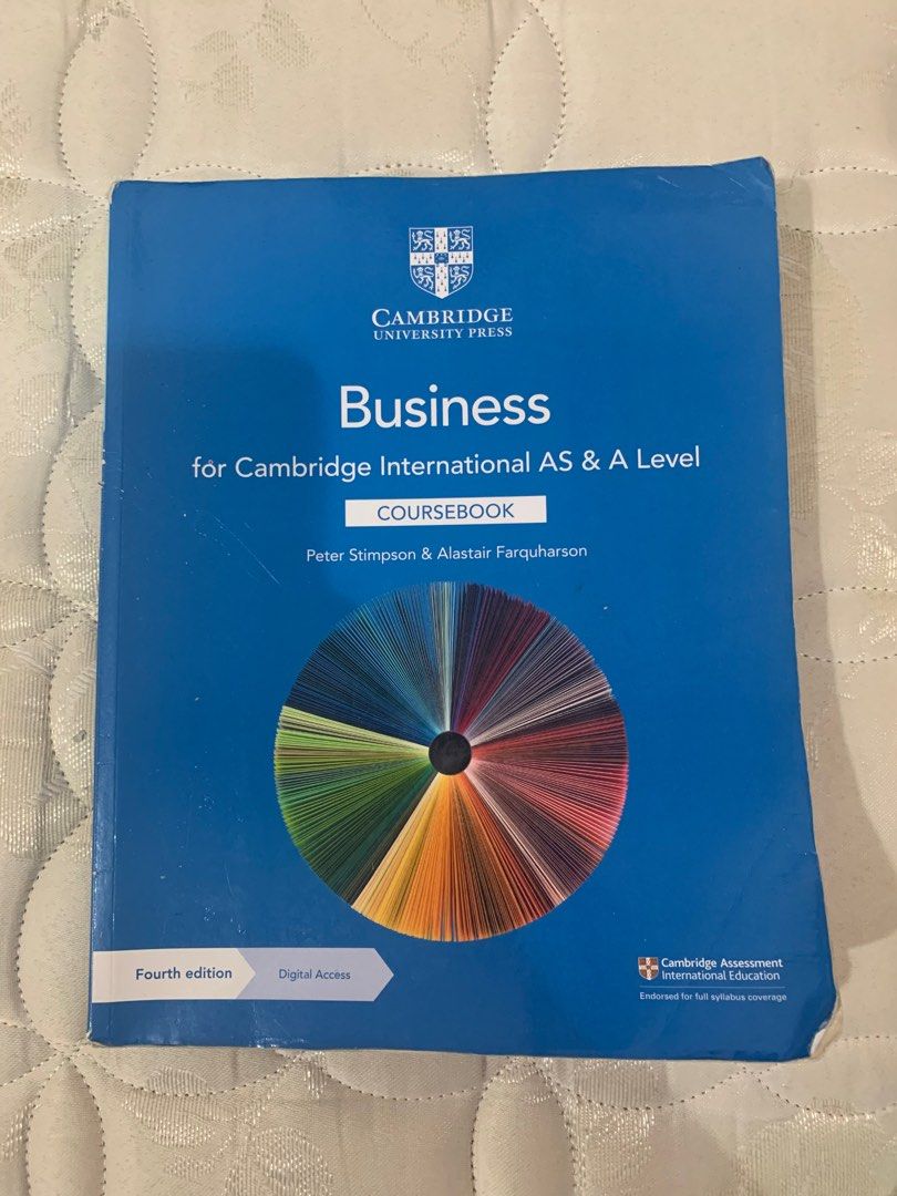 Cie a level business 4th edition textbook coursebook hobbies toys