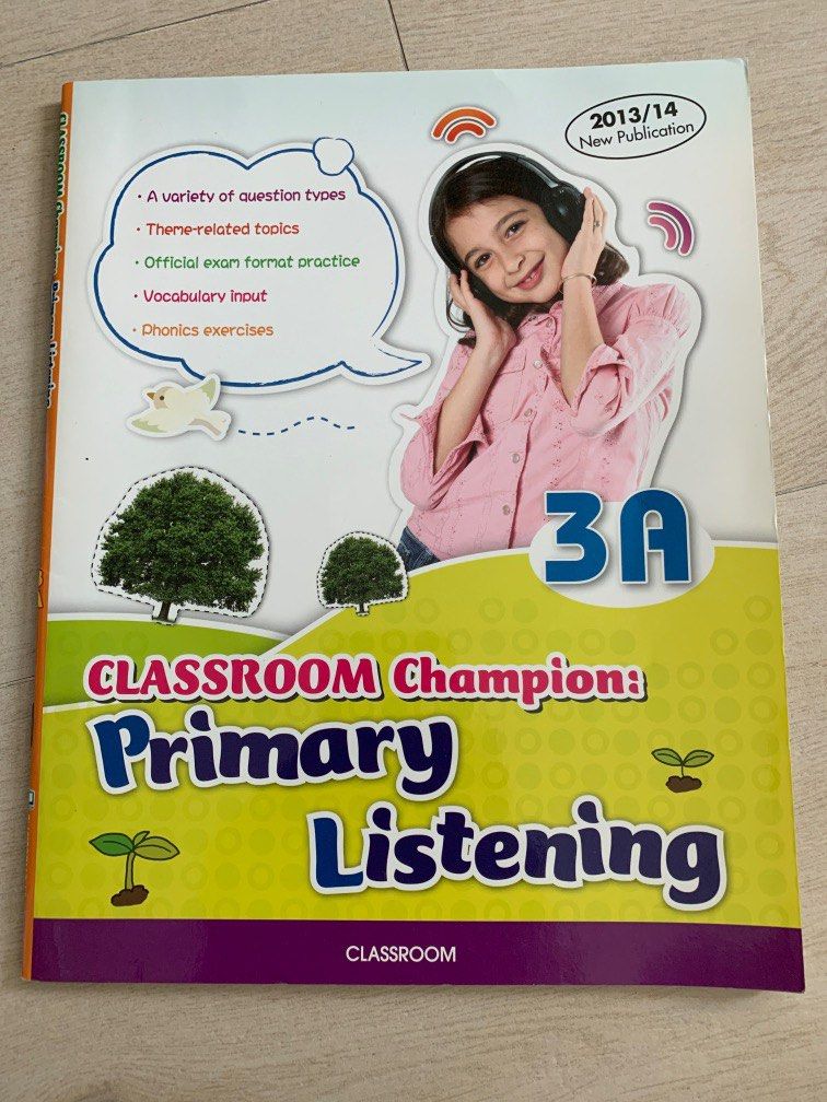 Classroom Champion Primary Listening 3A, 興趣及遊戲, 書本 & 文具, 教科書 - Carousell