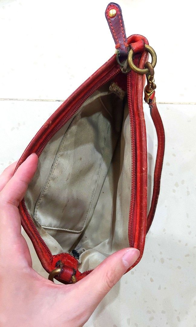 Japan Used Men's Bag] Coach Signature Clutch Bag Beige Black F29508 Second  Hand | eBay