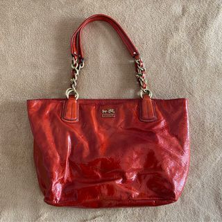💯 Authentic Coach Madison Saffiano Leather Mini North South Tote, Luxury,  Bags & Wallets on Carousell