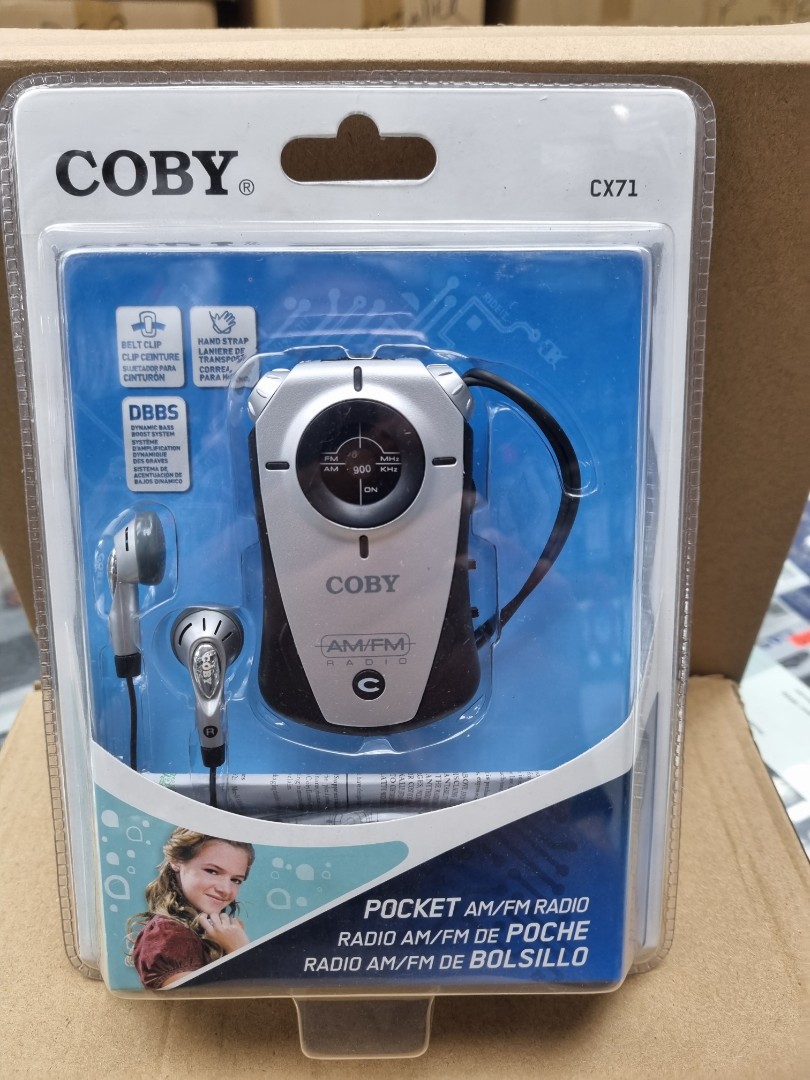 Portable AM/FM Radio – Coby
