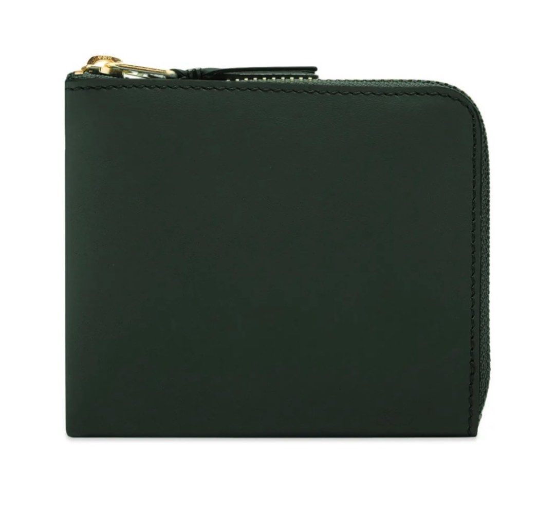 Comme des garcons sa3100 sales classic wallet bottle green