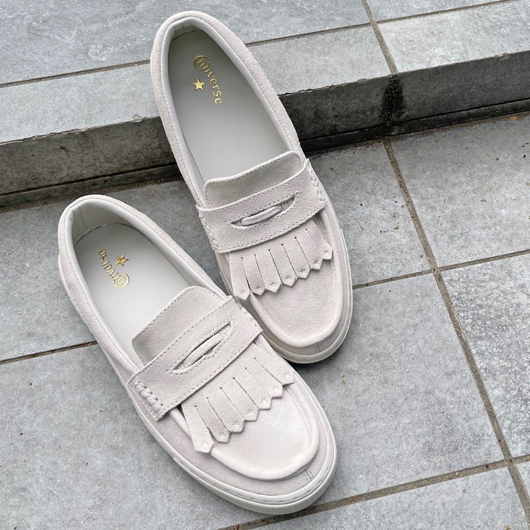 CONVERSE ALL STAR COUPE LOAFER SUEDE, 女裝, 鞋, 平底鞋- Carousell