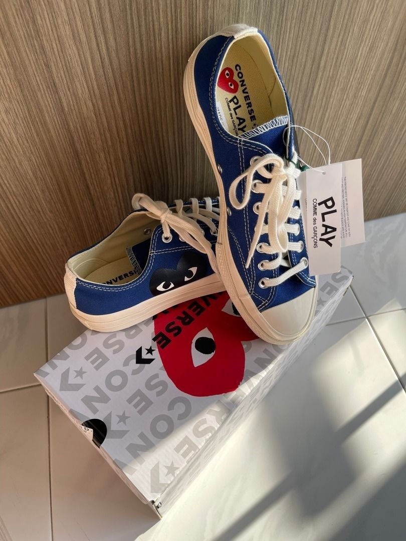 Cdg on sale converse navy