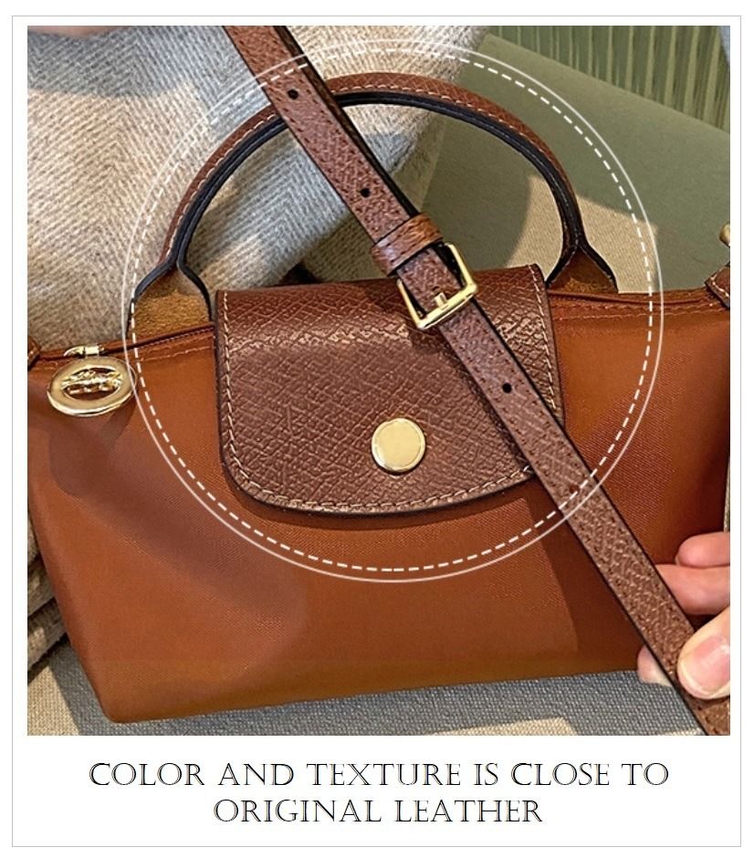 Conversion Parts and Strap for Longchamp pouch with handle. Convert from  hand carry to crossbody bag