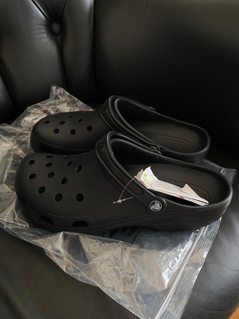 Crocs Black Size 10 Men s Fashion Footwear Flipflops and Slides