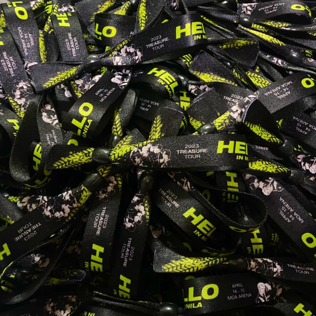 Customize fabric wristband fan support NCT RED VELVET TREASURE KPOP ETC