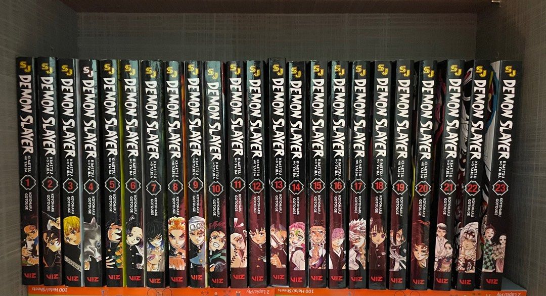 Demon Slayer Kimetsu no yaiba vol 1-23 full set jump comics Japanese anime  manga