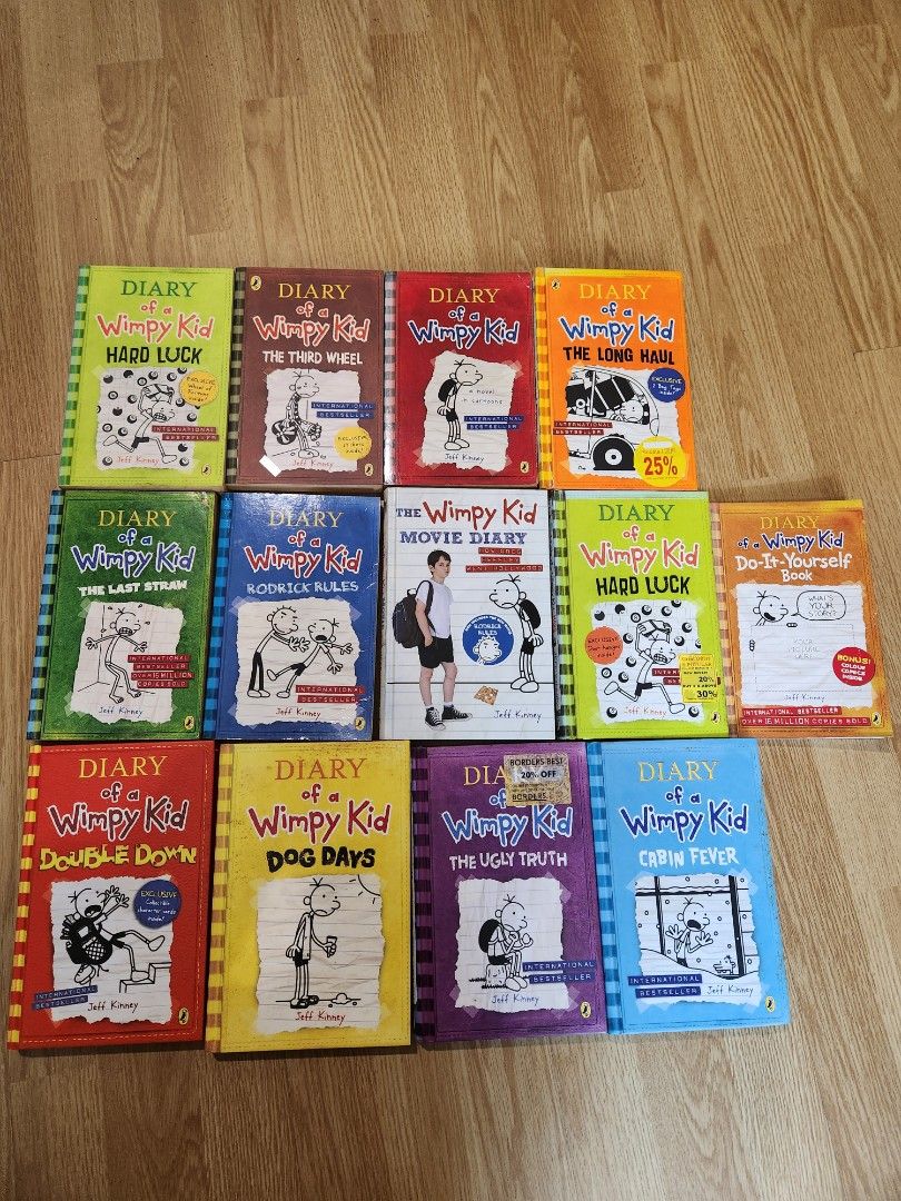 Diary of a Wimpy Kid book set, Hobbies & Toys, Books & Magazines