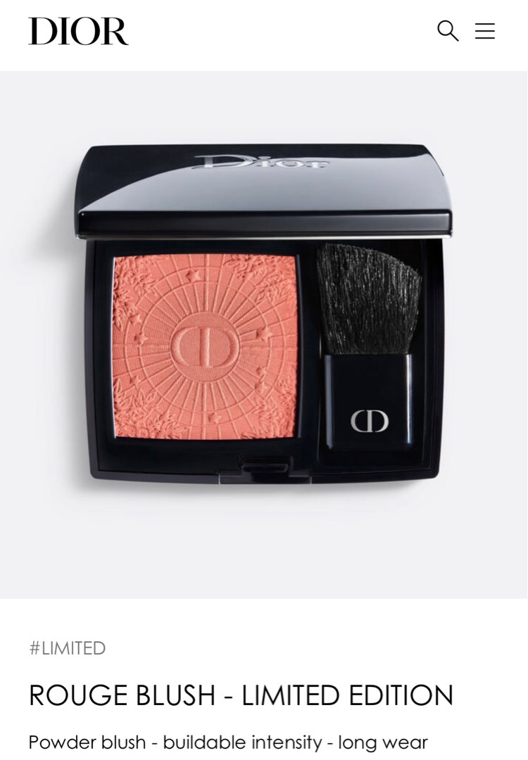 Dior limited clearance edition blush